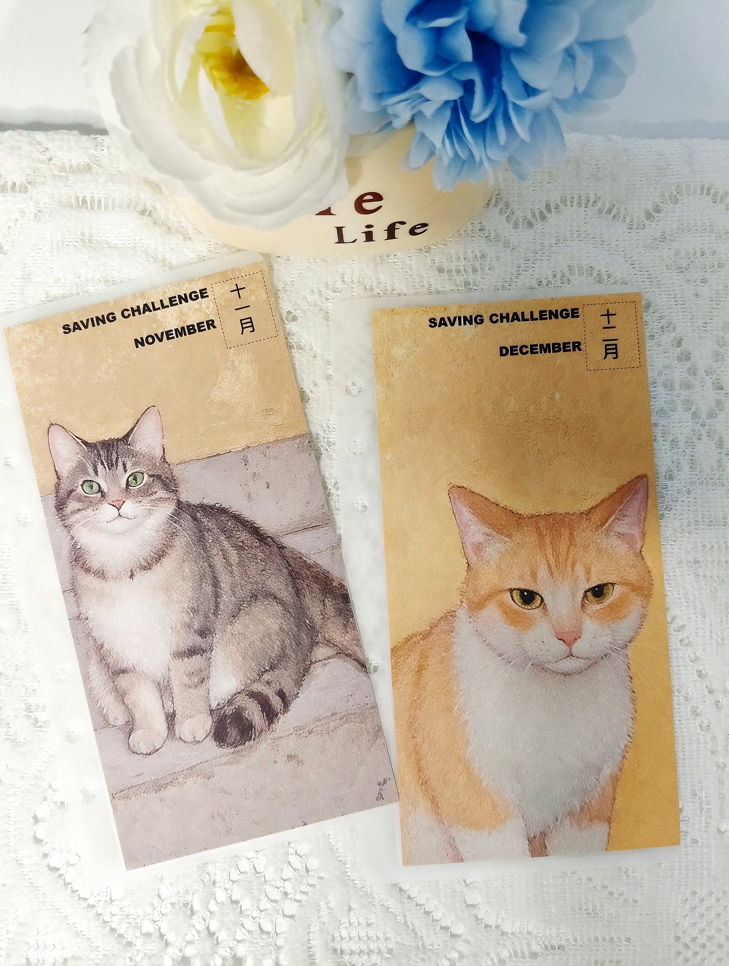 貓咪存錢袋公仔組合