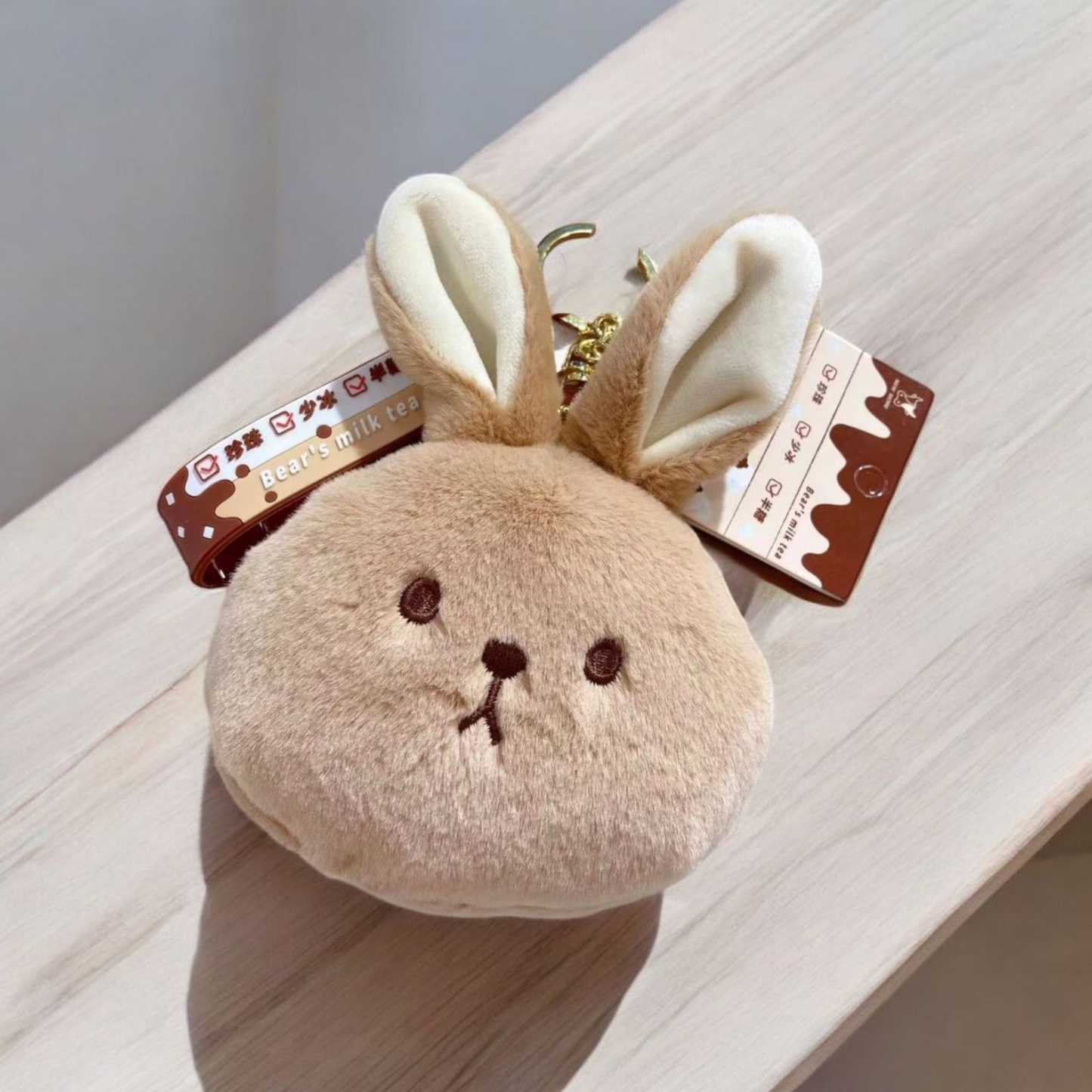 毛茸茸小兔零錢包|暖萌療癒