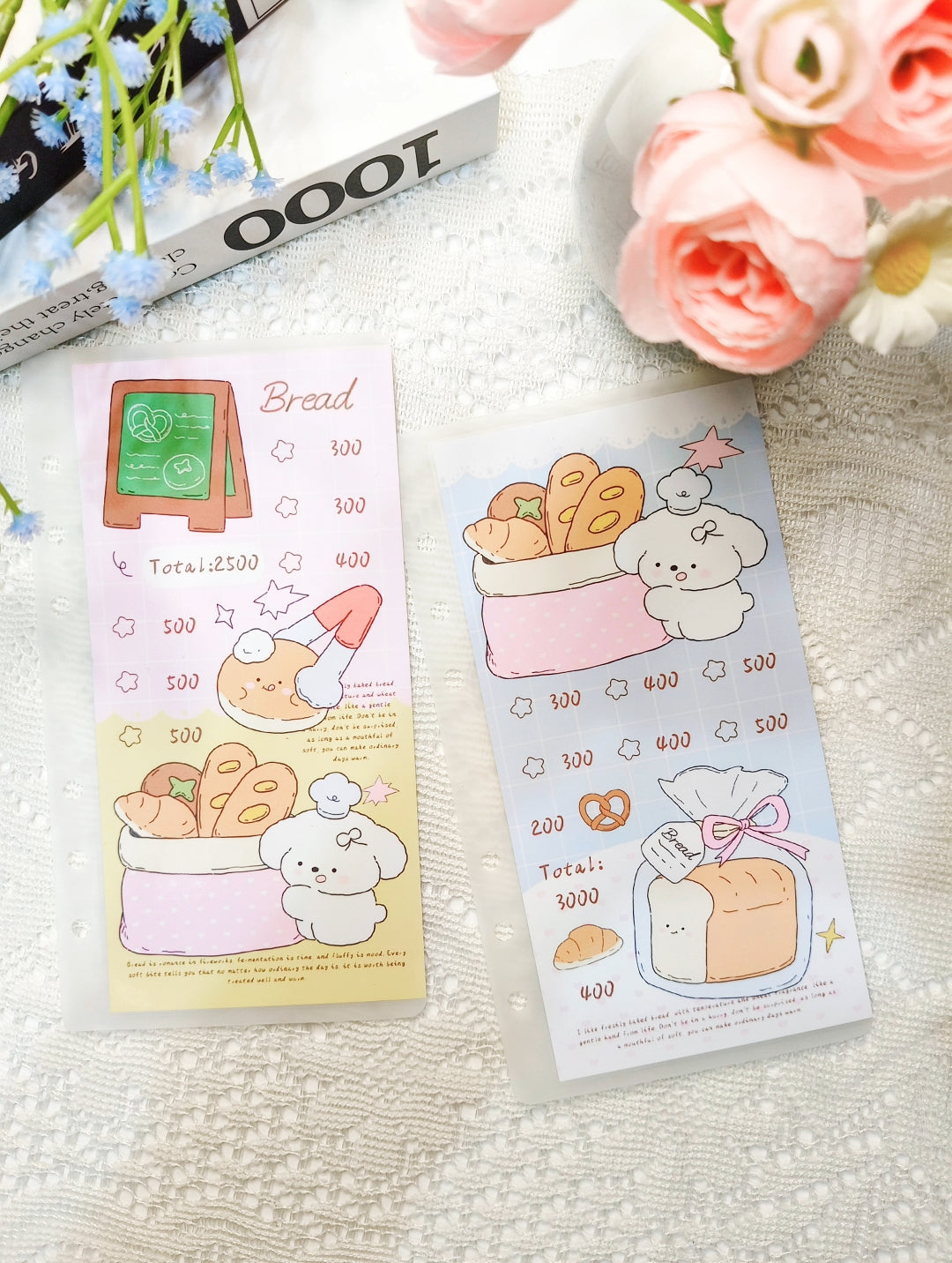 🥐可愛麵包店小狗存錢袋~存滿15000