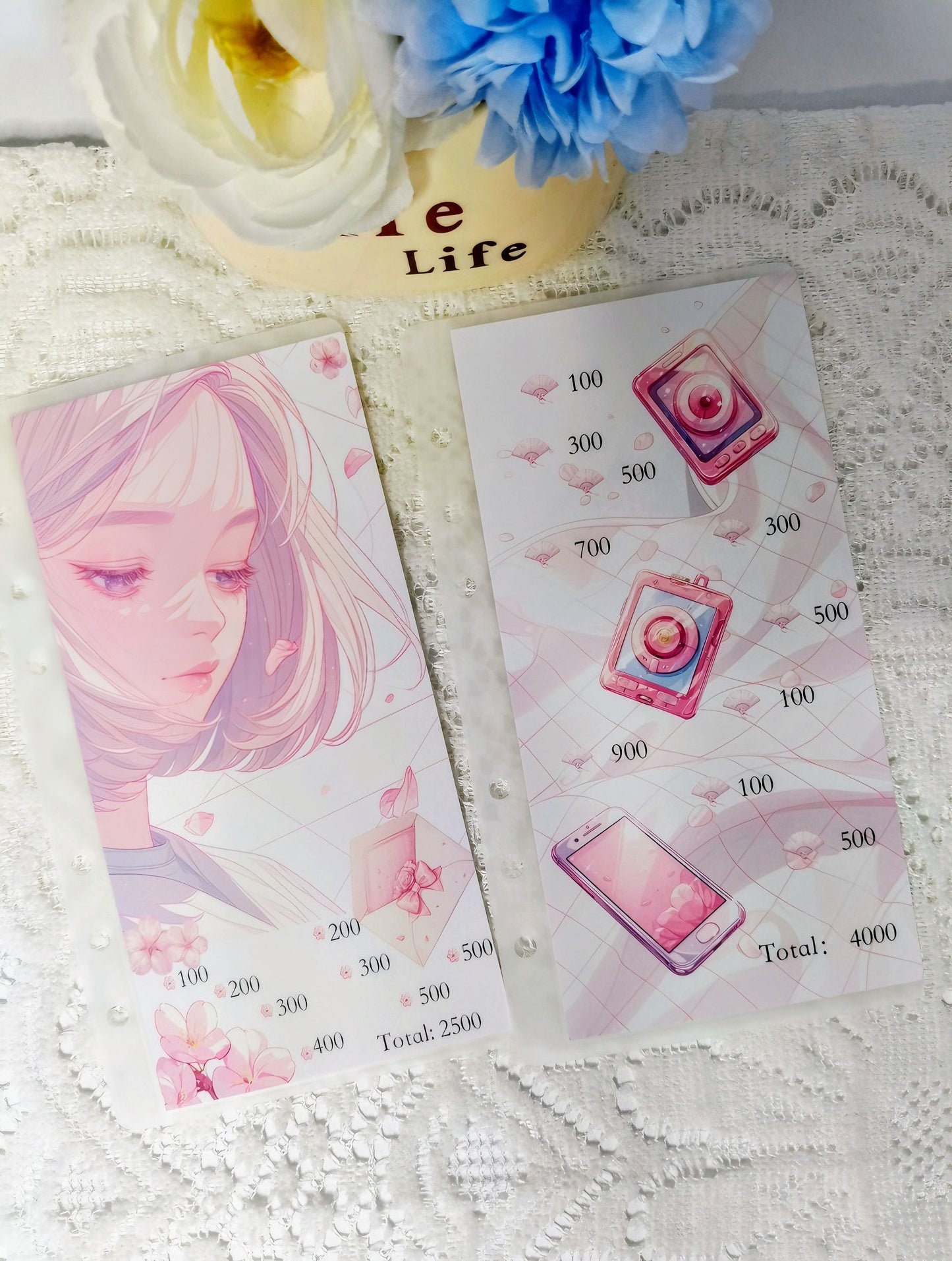 🌸樱粉回忆・梦幻存钱袋🌸存满16000