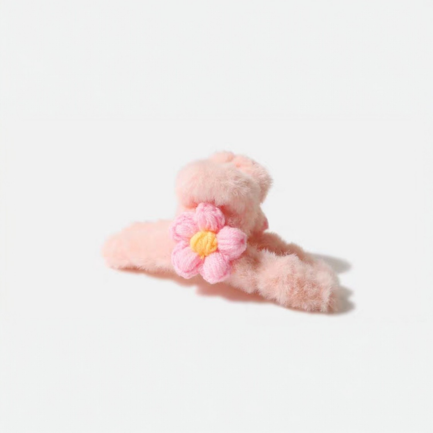 🌼 可愛花朵毛絨鯊魚夾｜療癒系抓夾