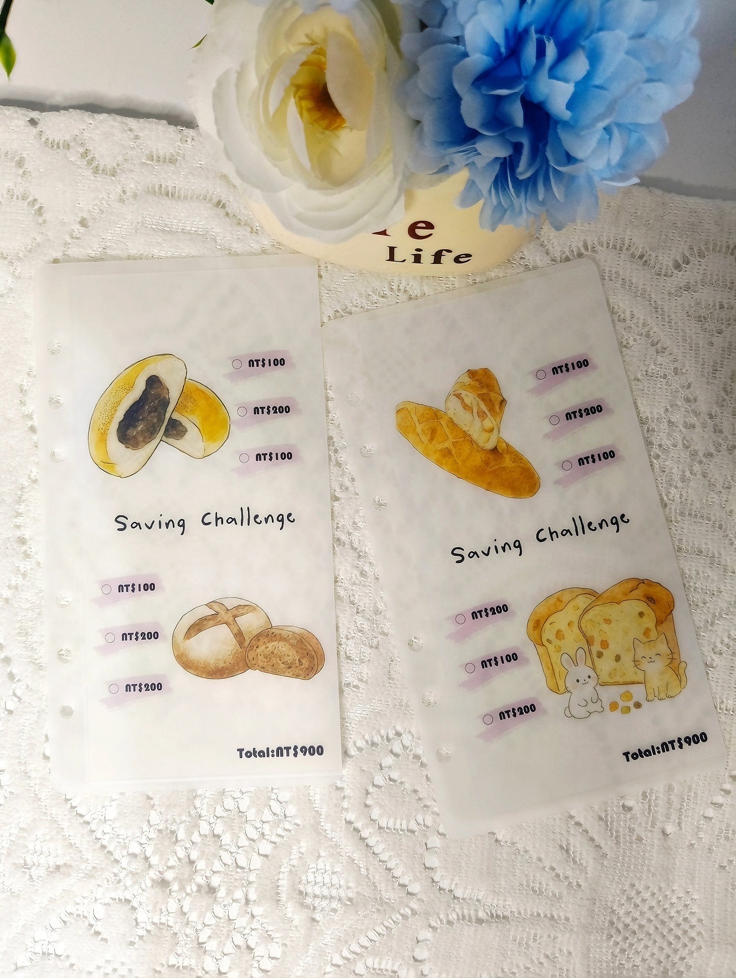 🍩面包店存钱挑战🍩存满9000