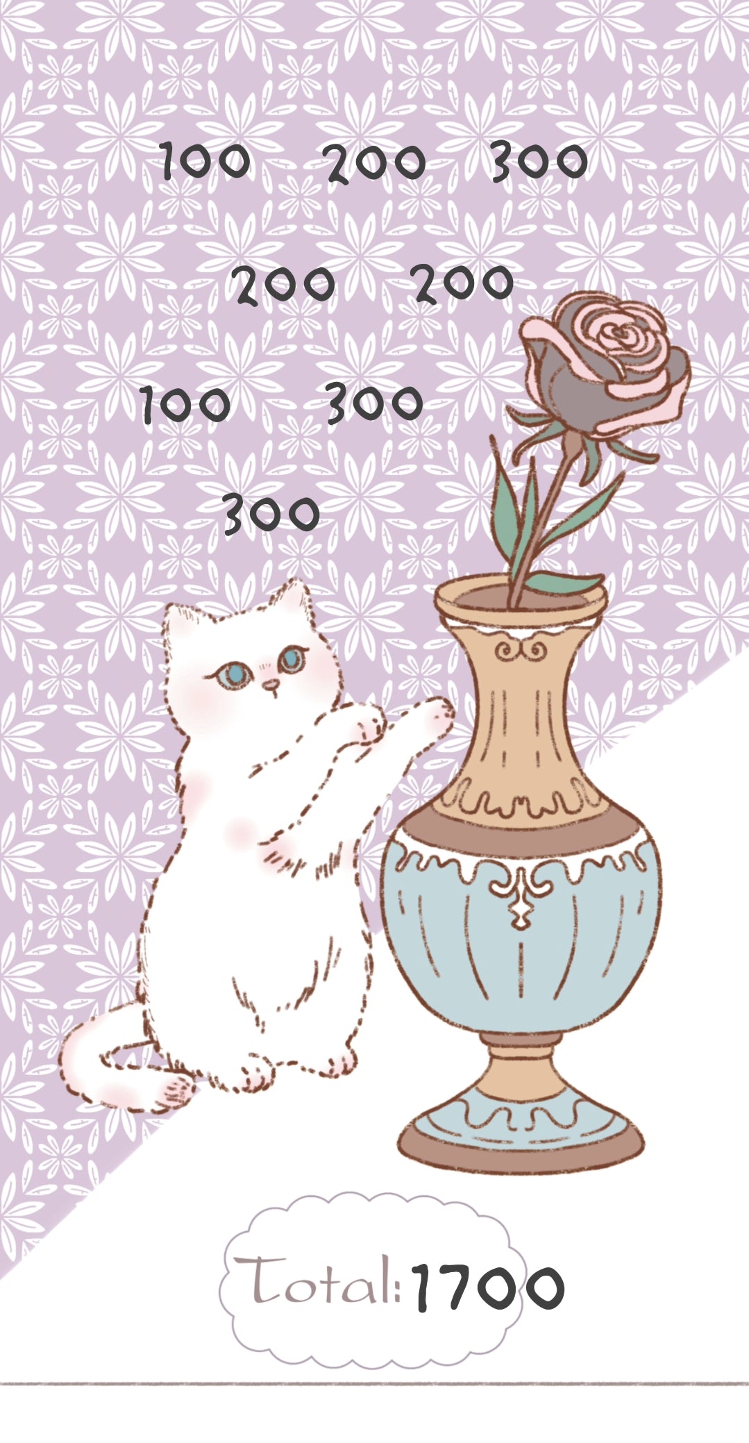 ✨優雅貓咪手繪存錢袋✨存滿13000