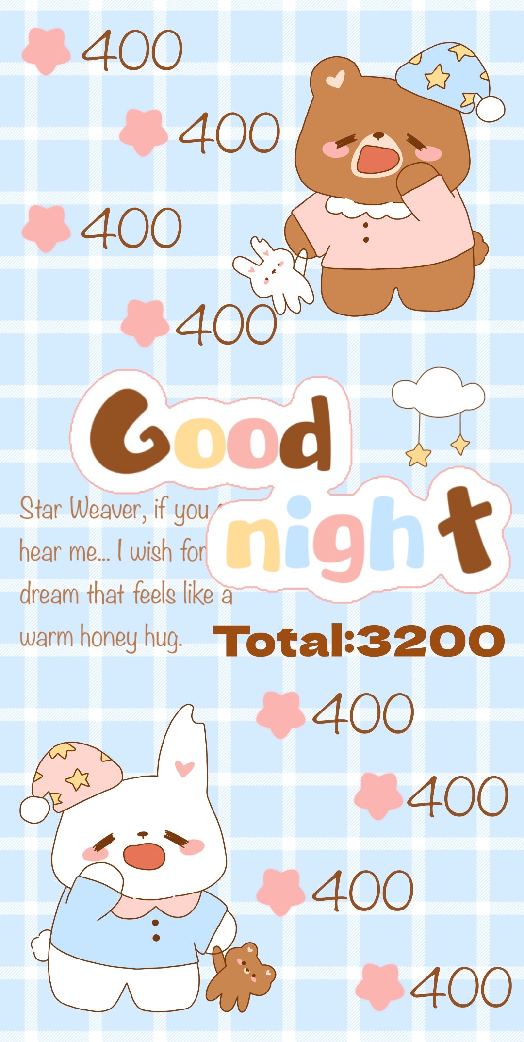 🌙 Good Night 手工存錢袋🎀存滿12000