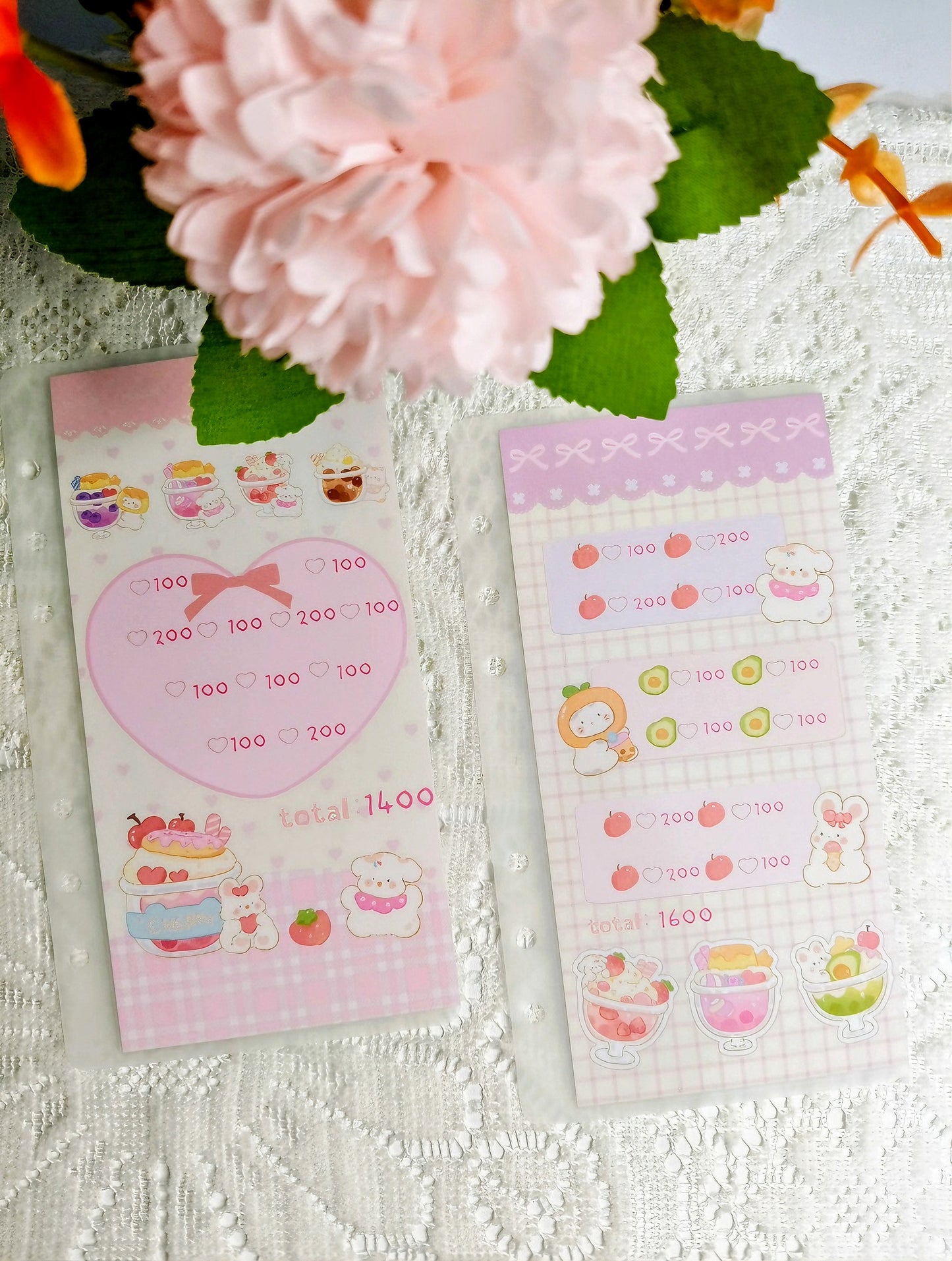 🍓Milky Tea 甜点存钱袋🍮存满13000