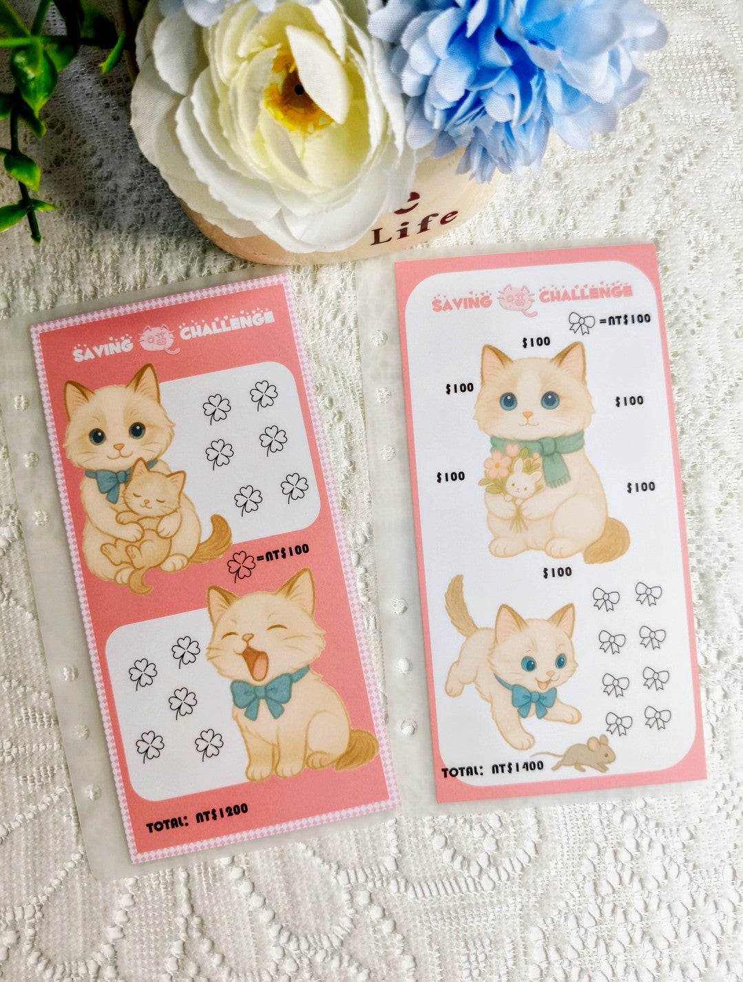 🎀布偶猫小额存钱袋🎀存满12000