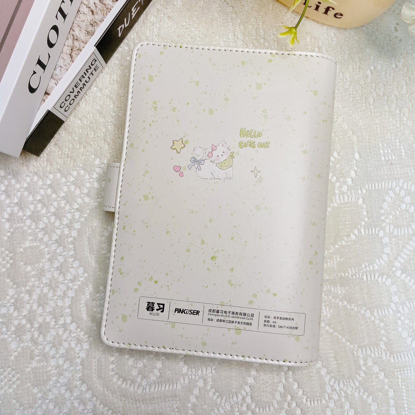 💫 Apple Cat A6 loose-leaf notebook