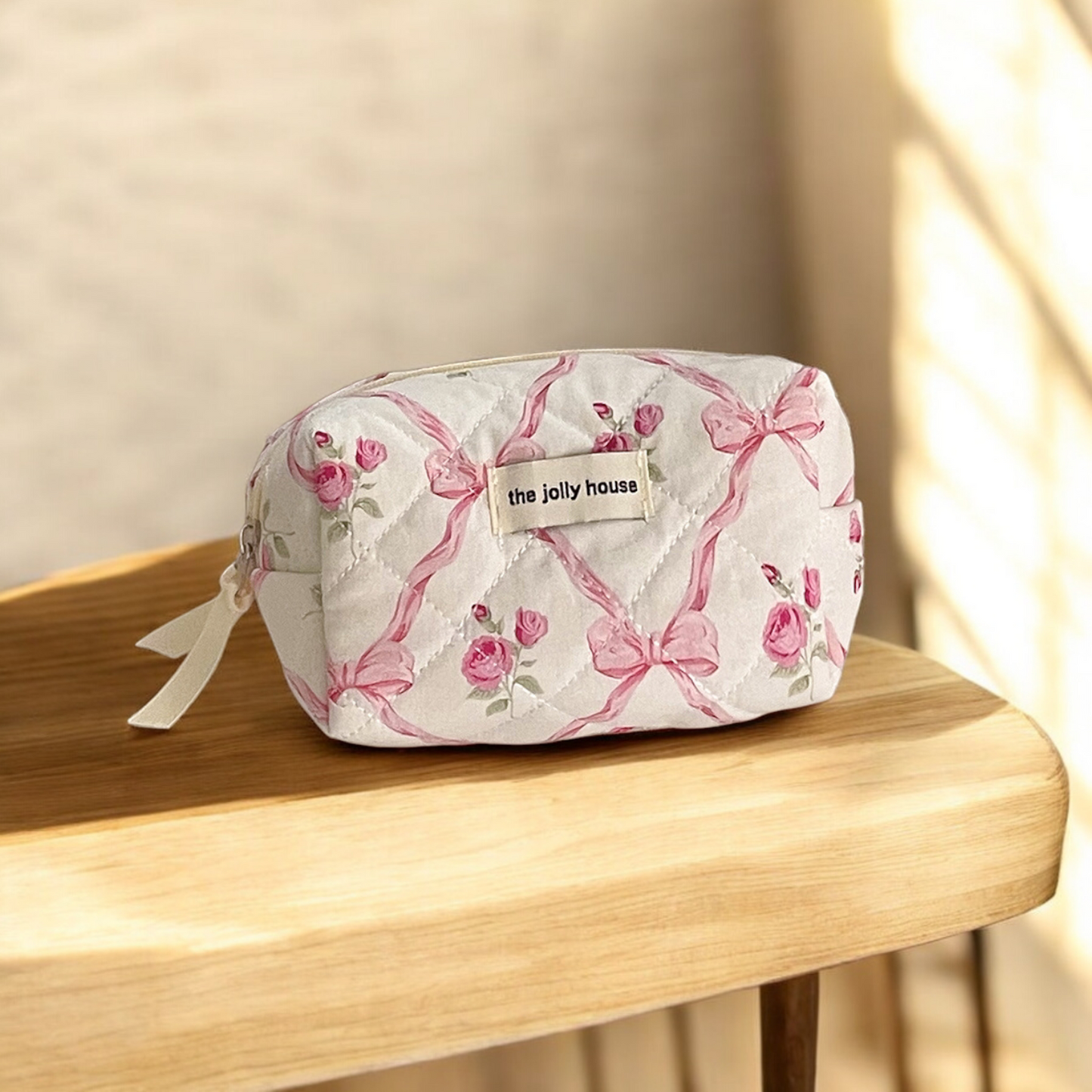 💫蝴蝶结花朵化妆包