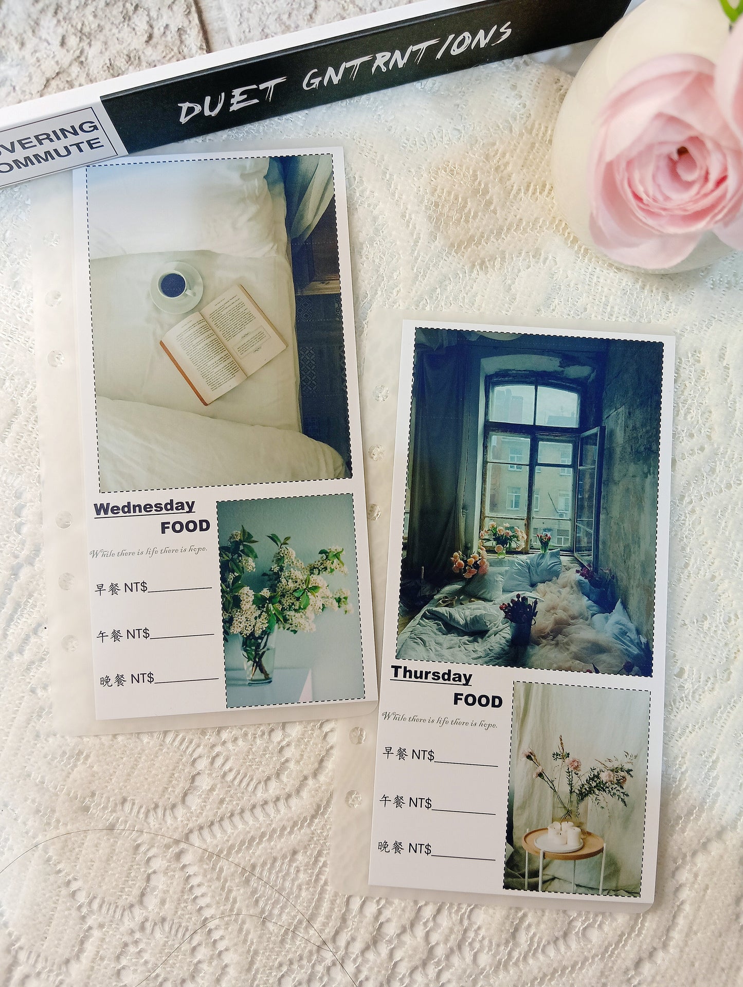 每日、每周饮食费用规划袋（A6打孔款）