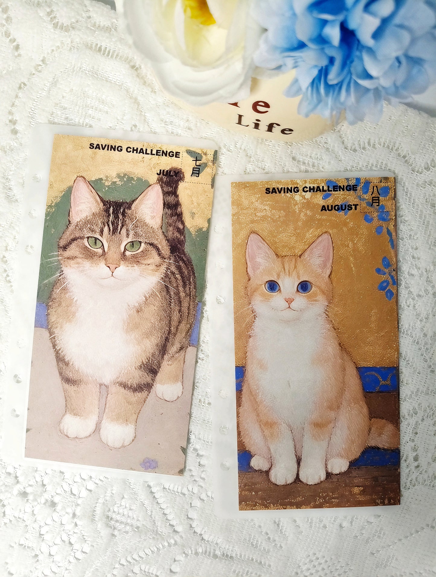 貓咪存錢袋公仔組合