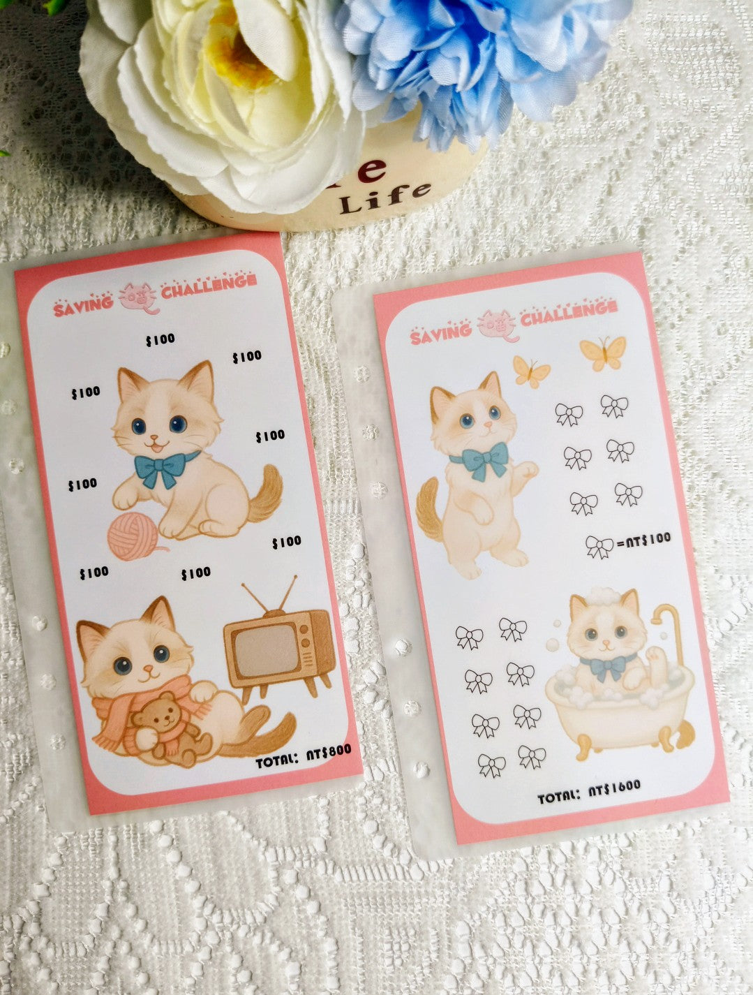 🎀布偶猫小额存钱袋🎀存满12000