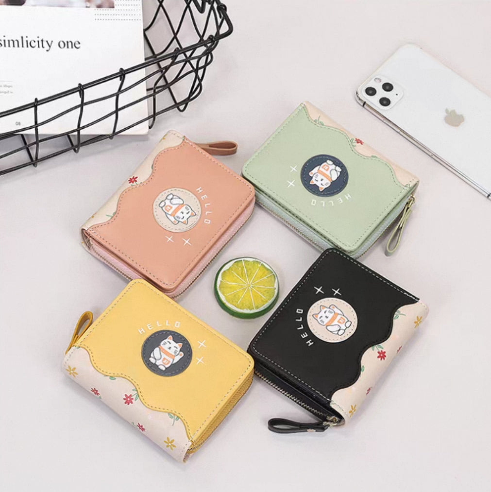 💫PIDENGBAO かわいいラッキーキャット多機能財布