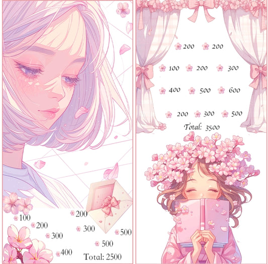 🌸 櫻粉回憶・夢幻存錢袋~存滿16000 🌸