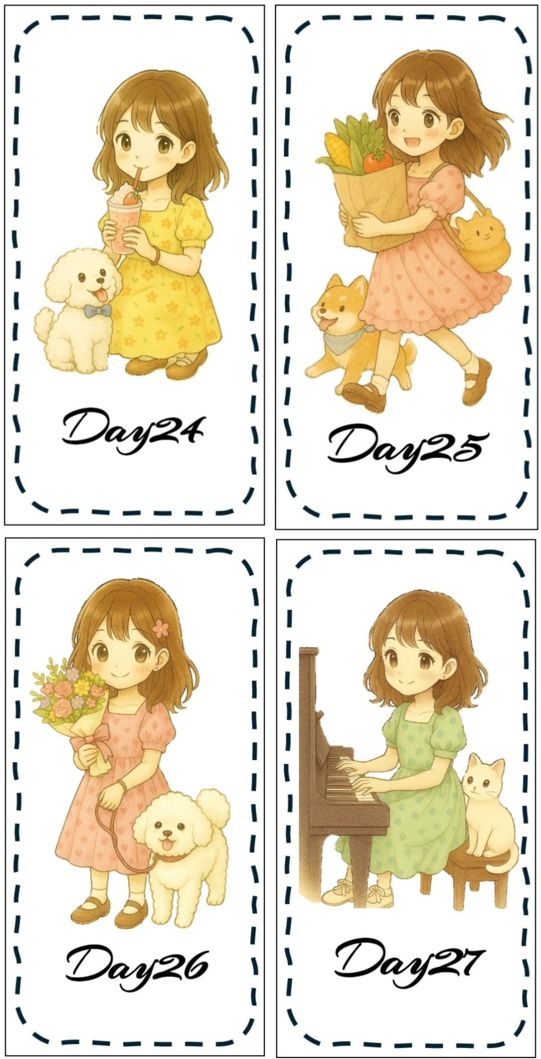 日系手繪風（ A6）31天存錢挑戰組合《Saving Challenge》