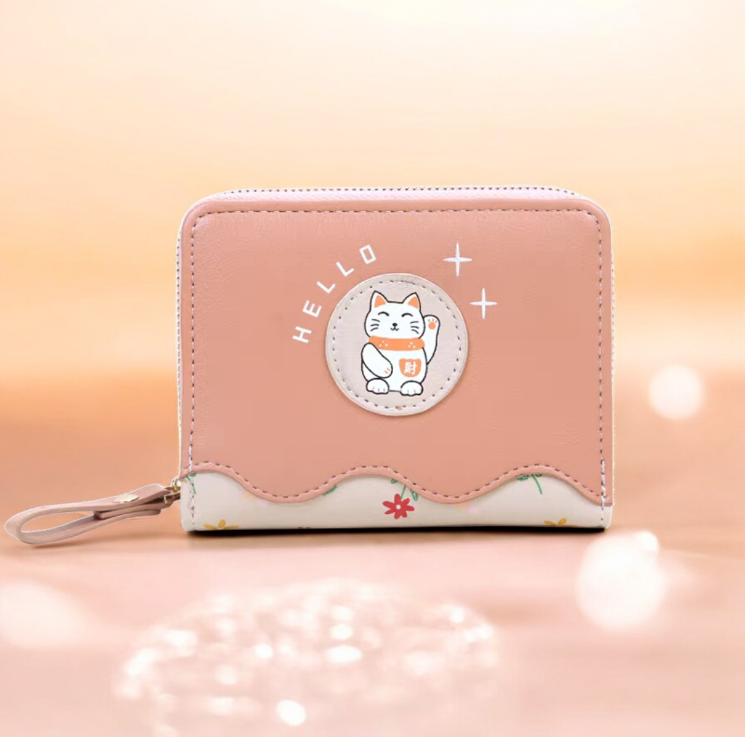 💫PIDENGBAO かわいいラッキーキャット多機能財布