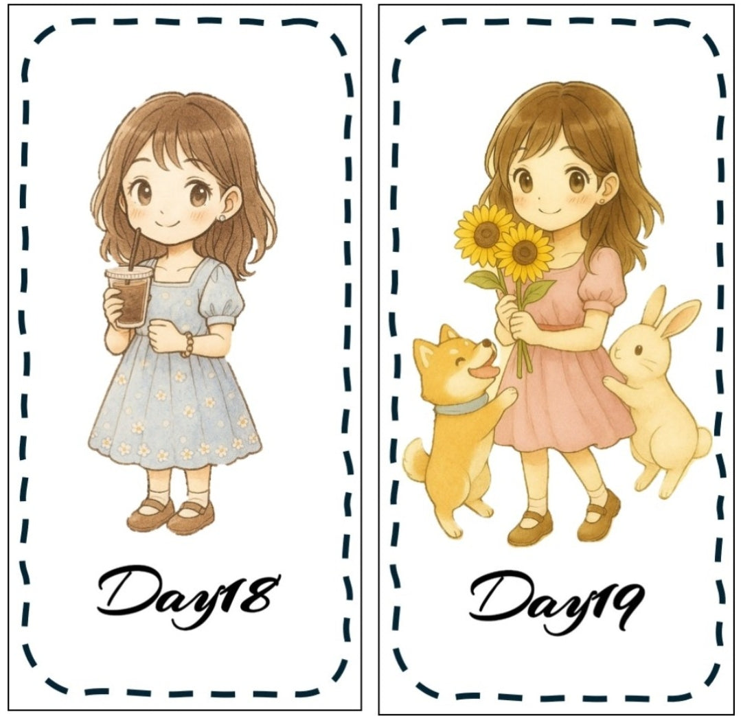 日系手繪風（ A6）31天存錢挑戰組合《Saving Challenge》