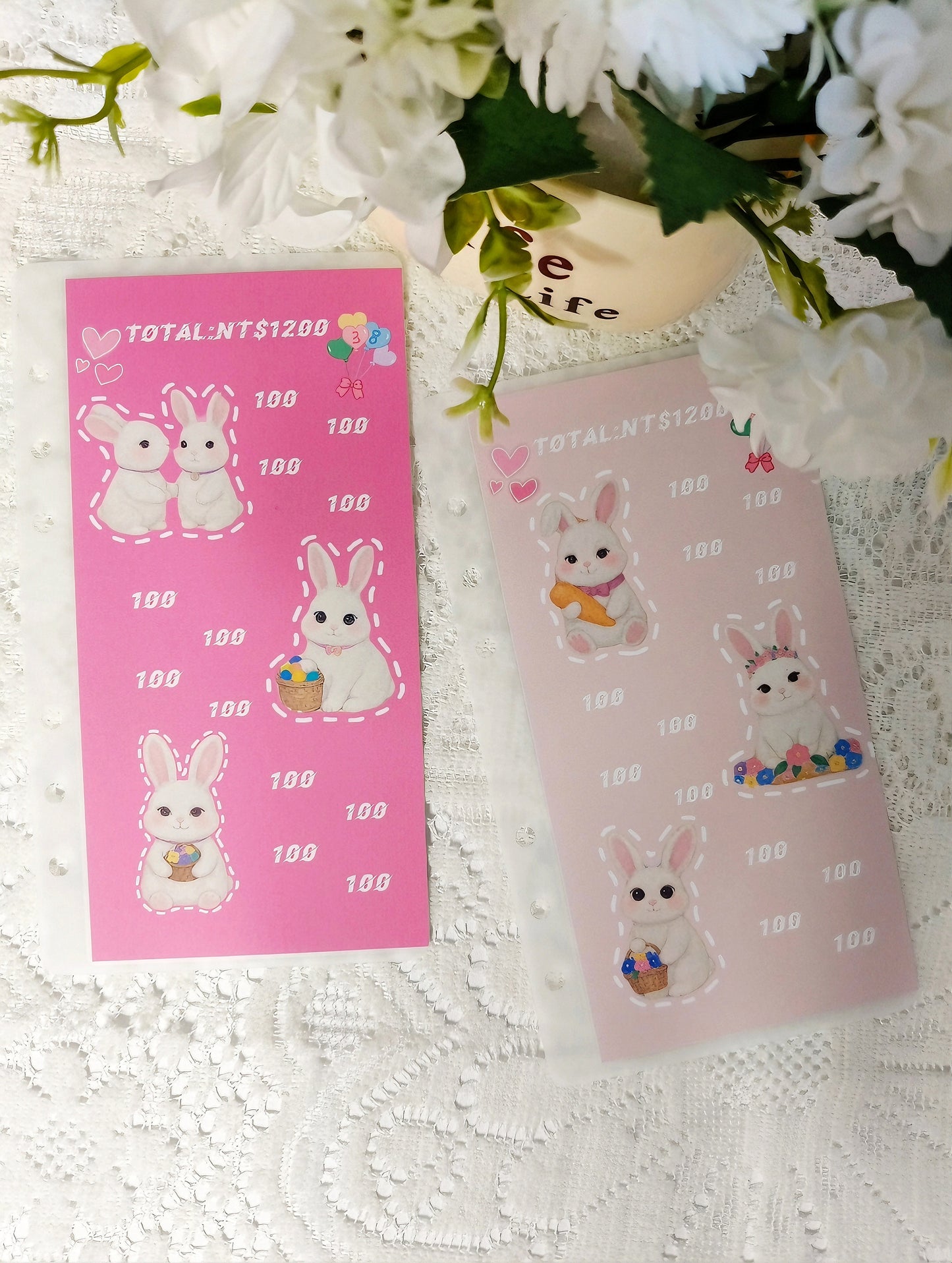 ✨兔兔小額15k✨存滿15000，原木盒組合，單買存錢袋