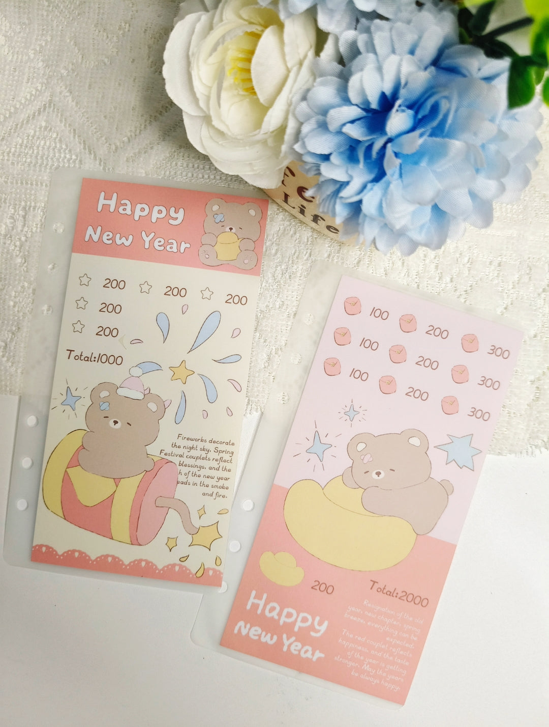 💐紛紛新年•熊熊存錢袋💐存滿12000