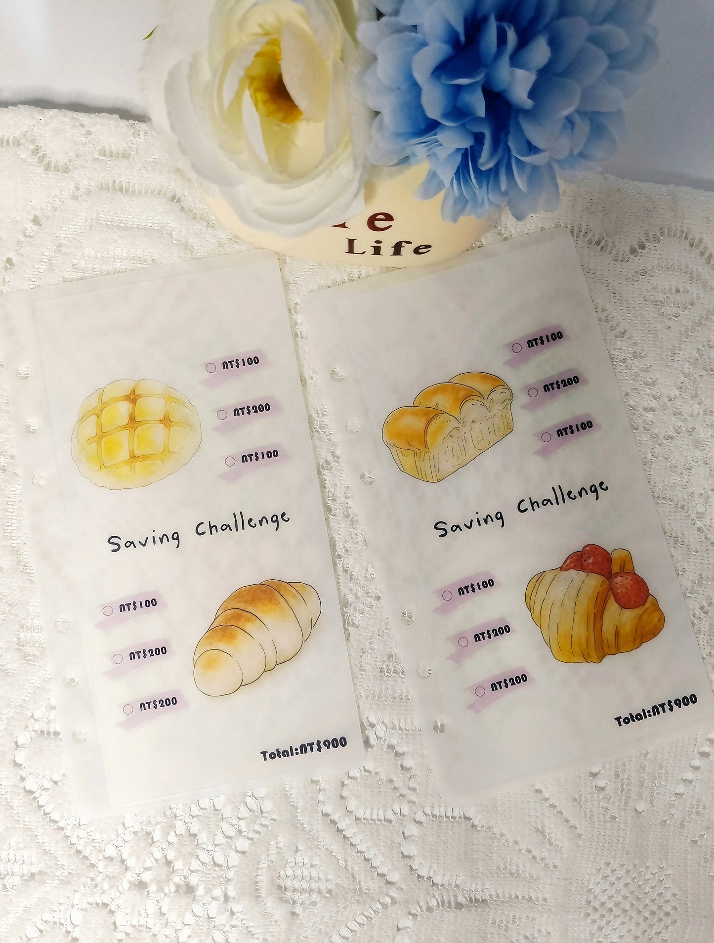 🍩面包店存钱挑战🍩存满9000