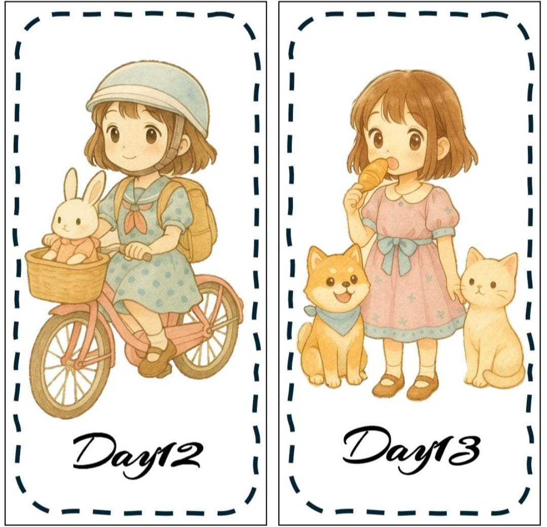 日系手繪風（ A6）31天存錢挑戰組合《Saving Challenge》