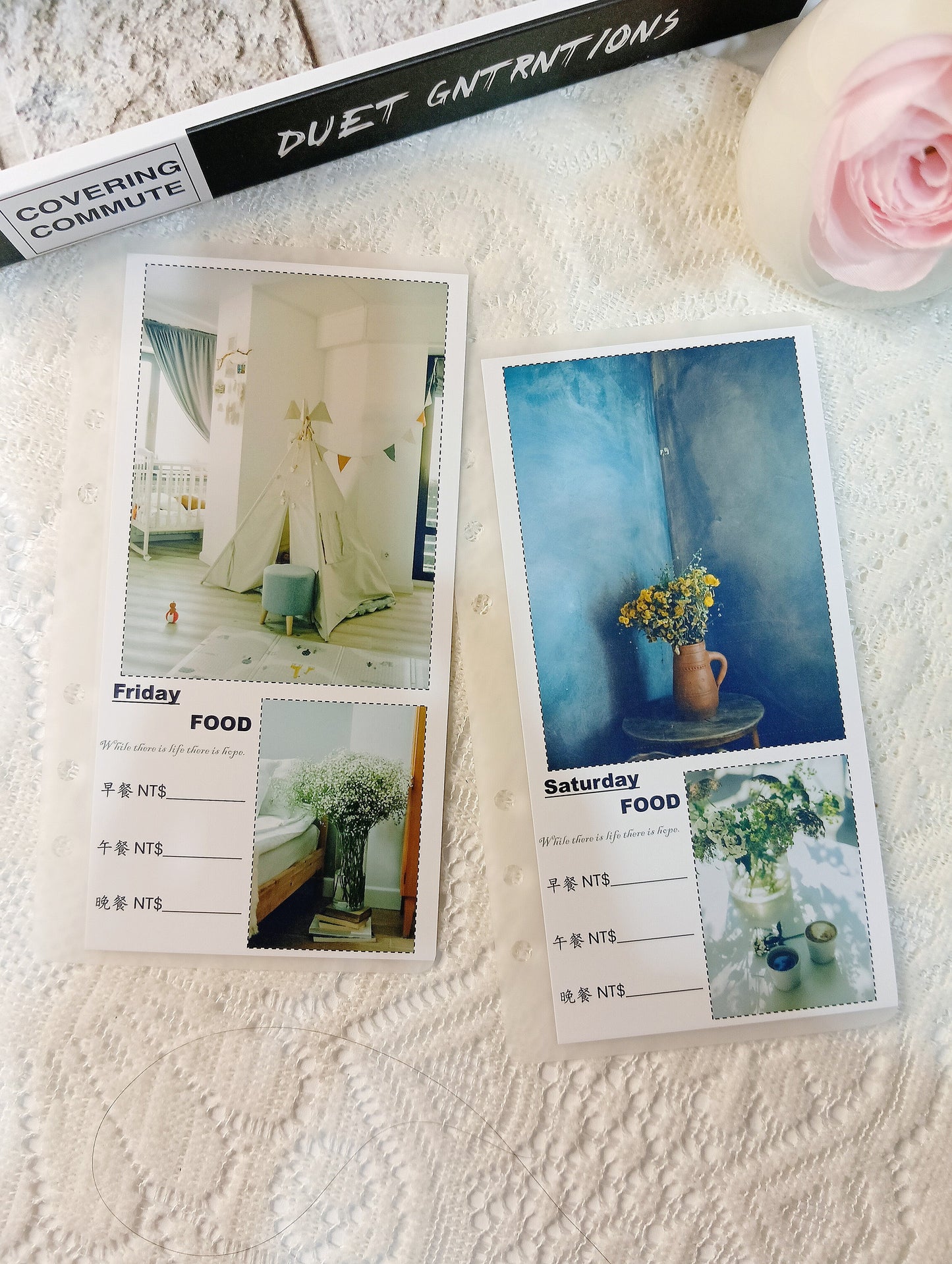 每日、每周饮食费用规划袋（A6打孔款）