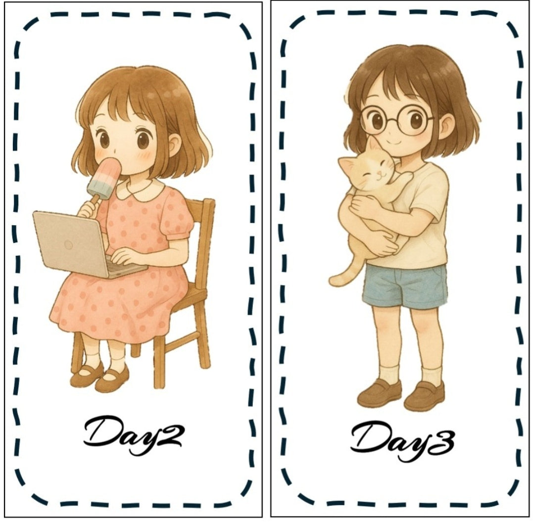 日系手繪風（ A6）31天存錢挑戰組合《Saving Challenge》