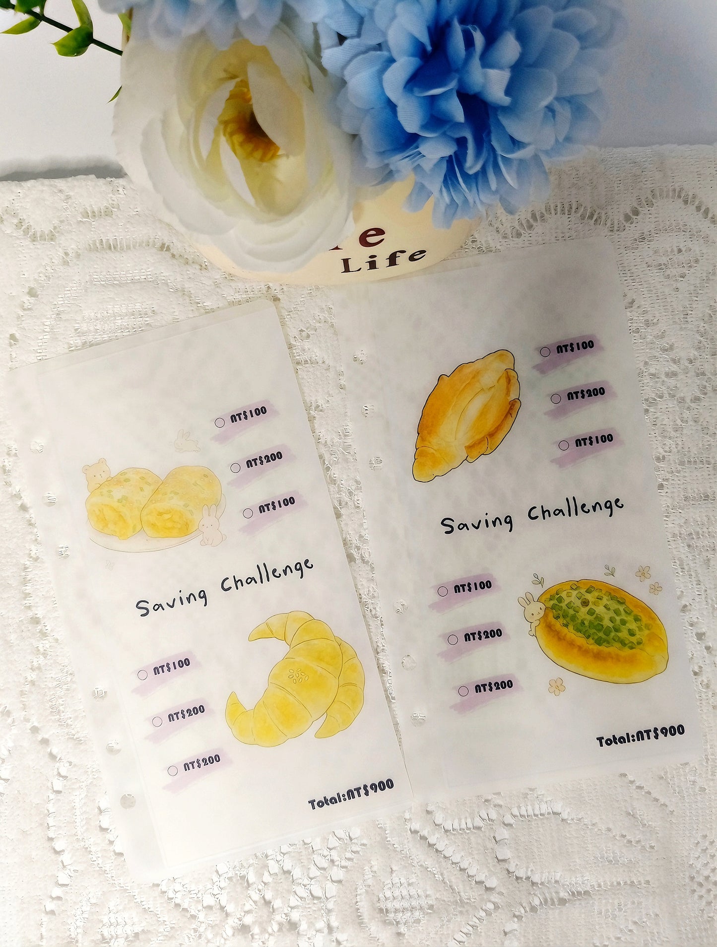 🍩面包店存钱挑战🍩存满9000