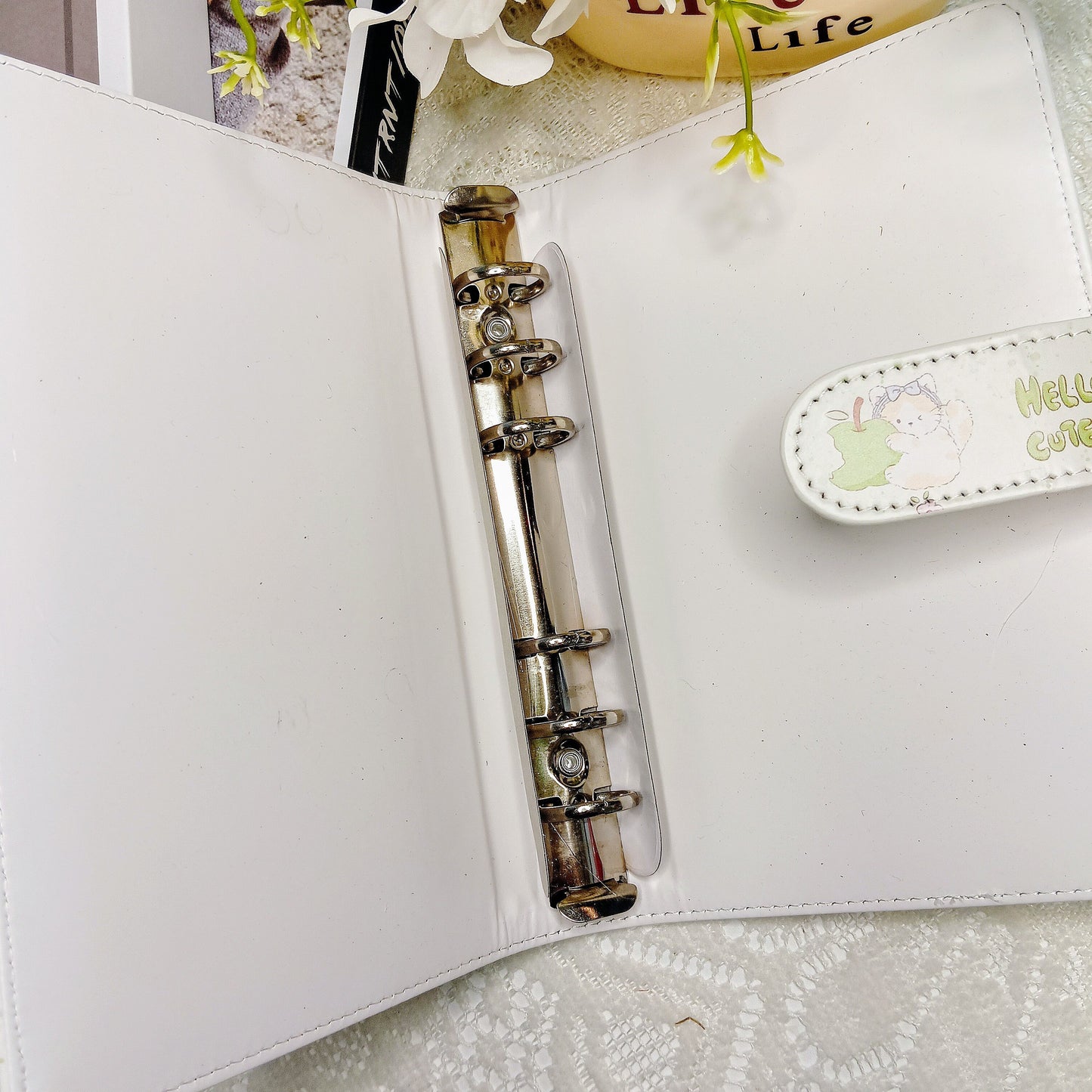 💫 Apple Cat A6 loose-leaf notebook
