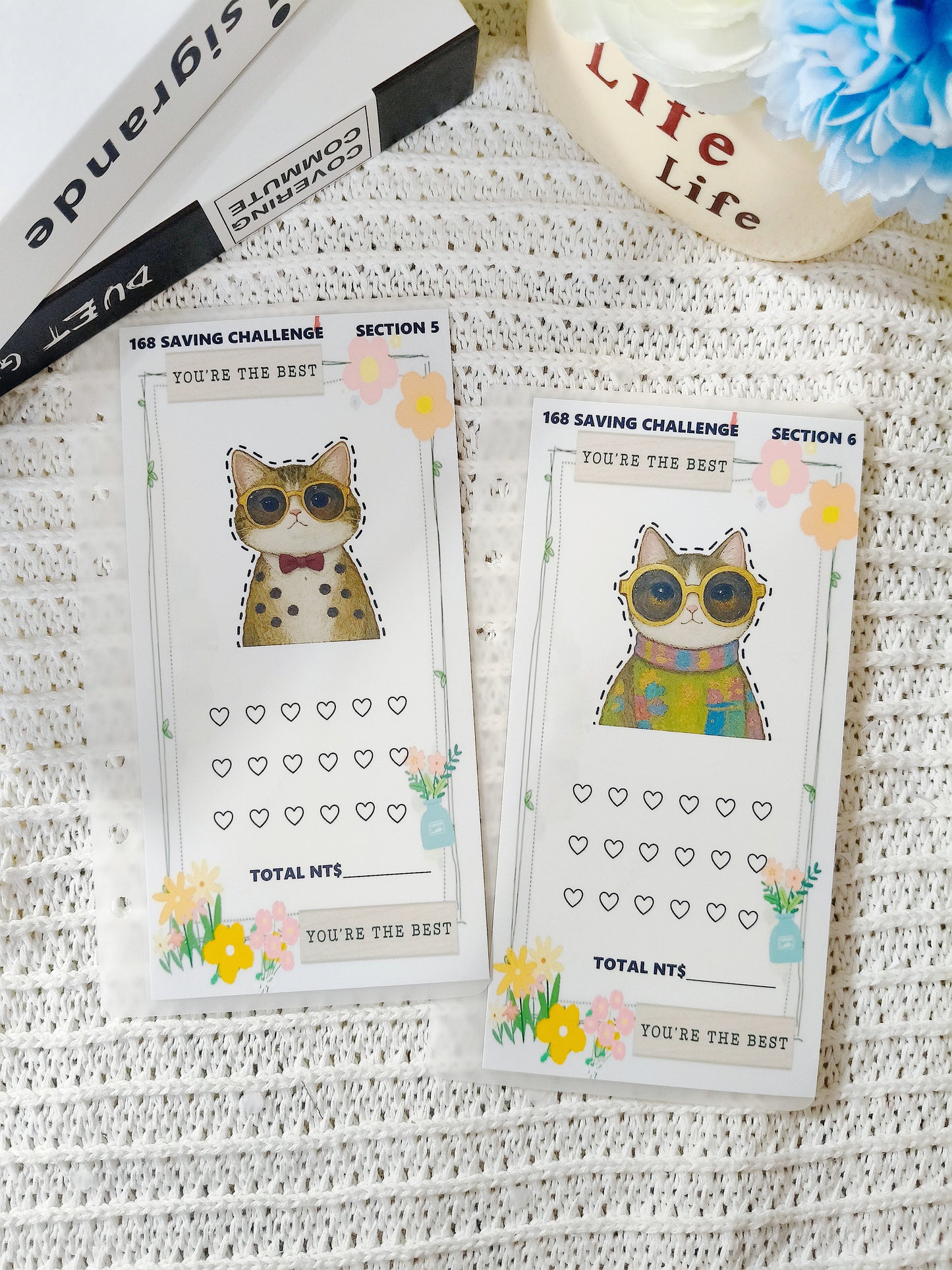 168 Saving Challenge存钱袋（A6打孔款）