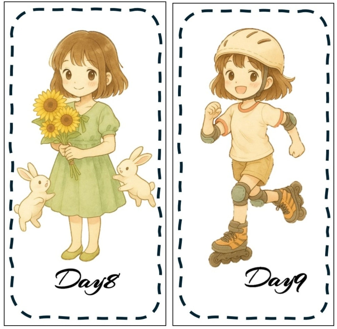 日系手繪風（ A6）31天存錢挑戰組合《Saving Challenge》