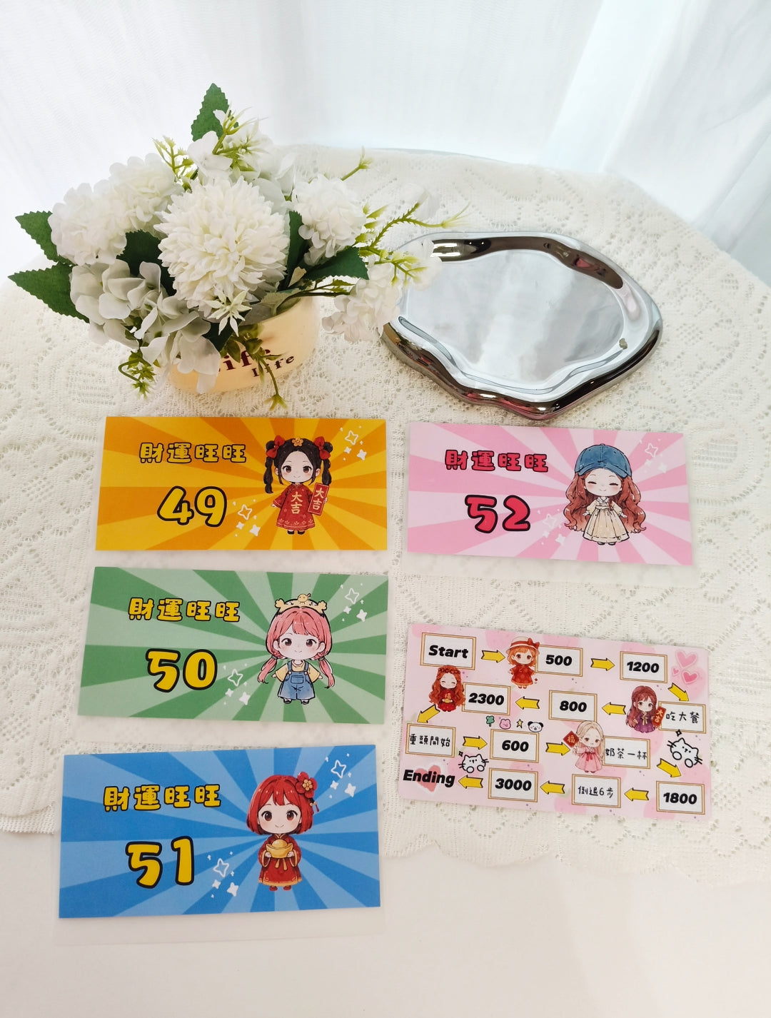 💫「福氣女孩」52週存錢挑戰「組合」