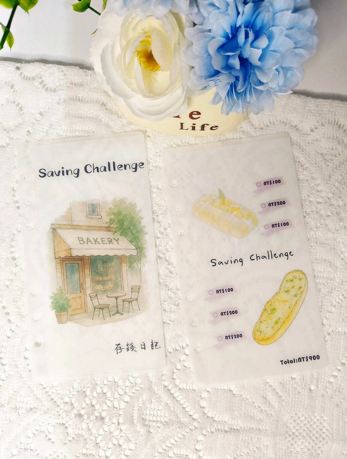 🍩面包店存钱挑战🍩存满9000