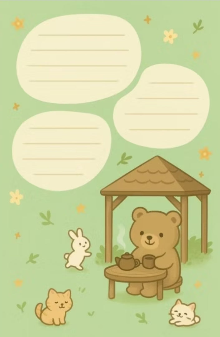 A6熊熊便簽本（共5款）