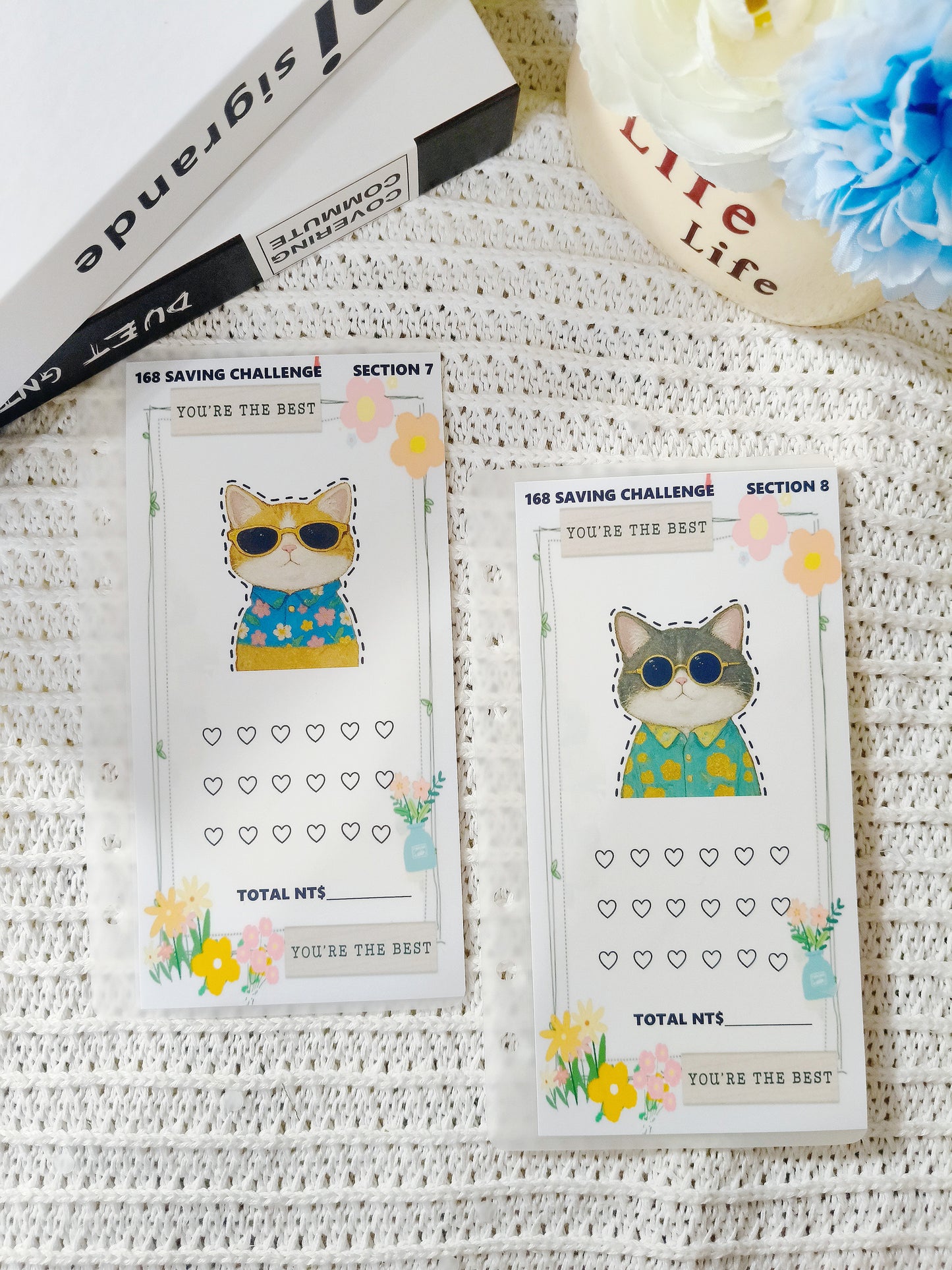 168 Saving Challenge存钱袋（A6打孔款）