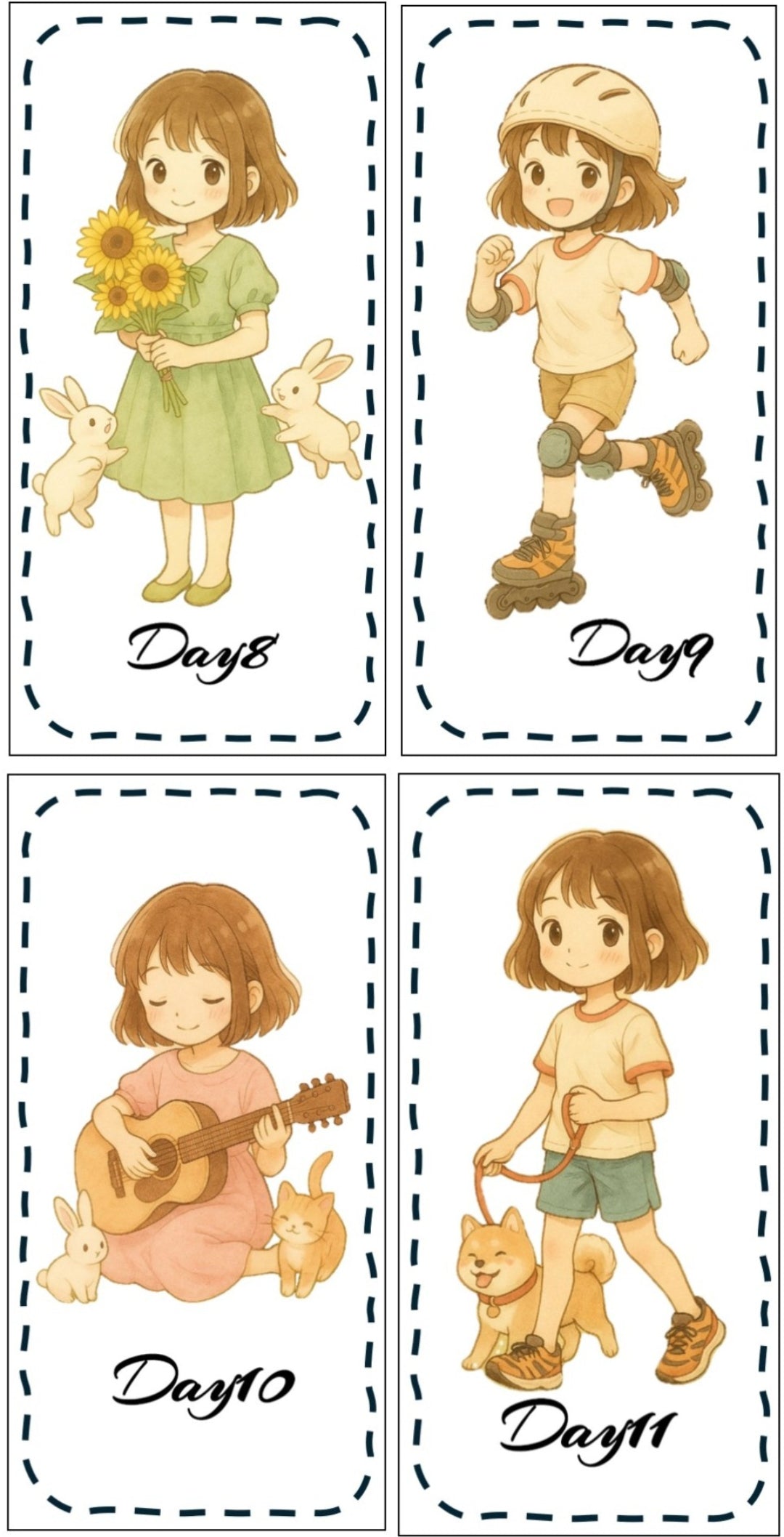 日系手繪風（ A6）31天存錢挑戰組合《Saving Challenge》