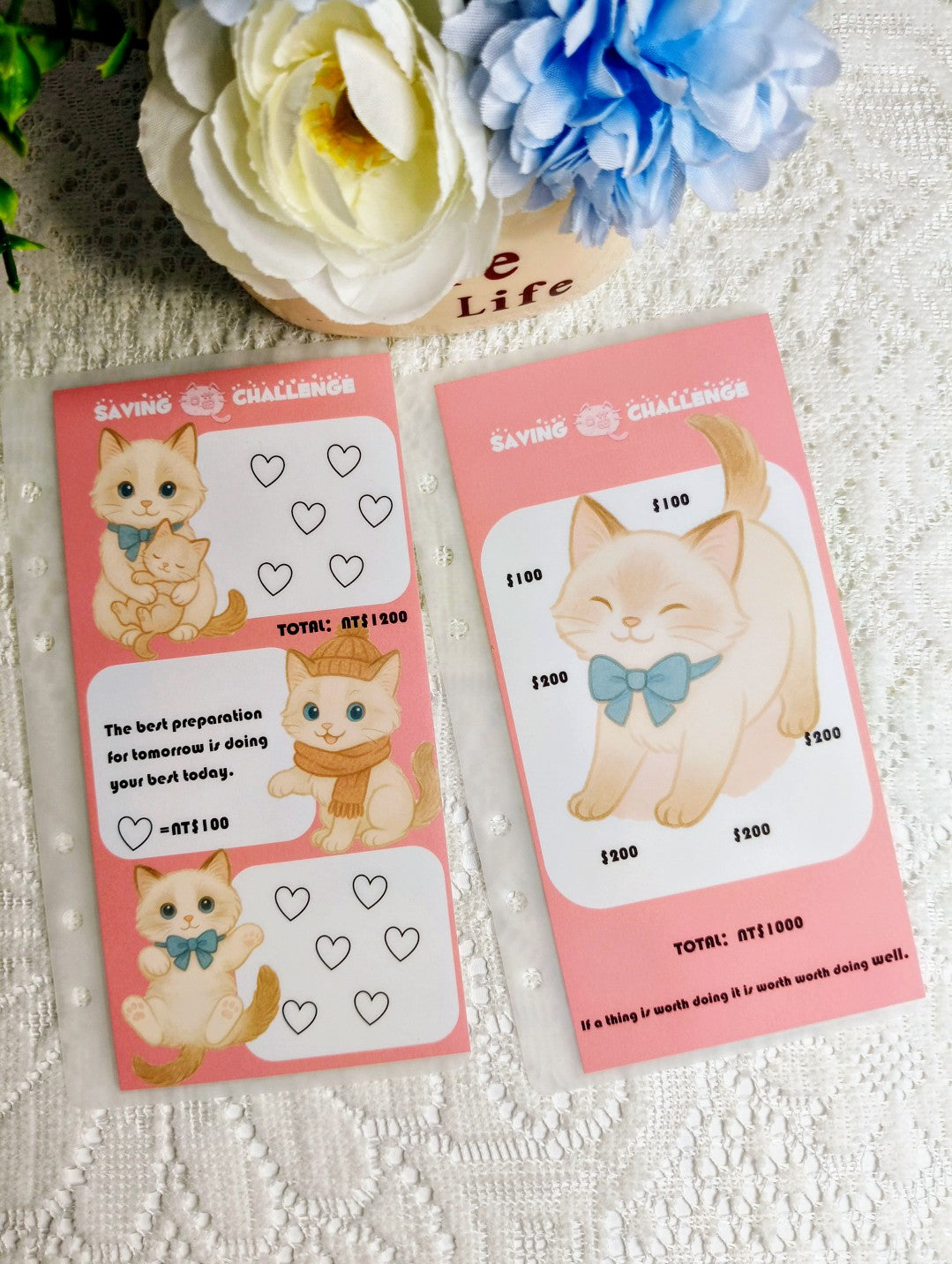 🎀布偶猫小额存钱袋🎀存满12000