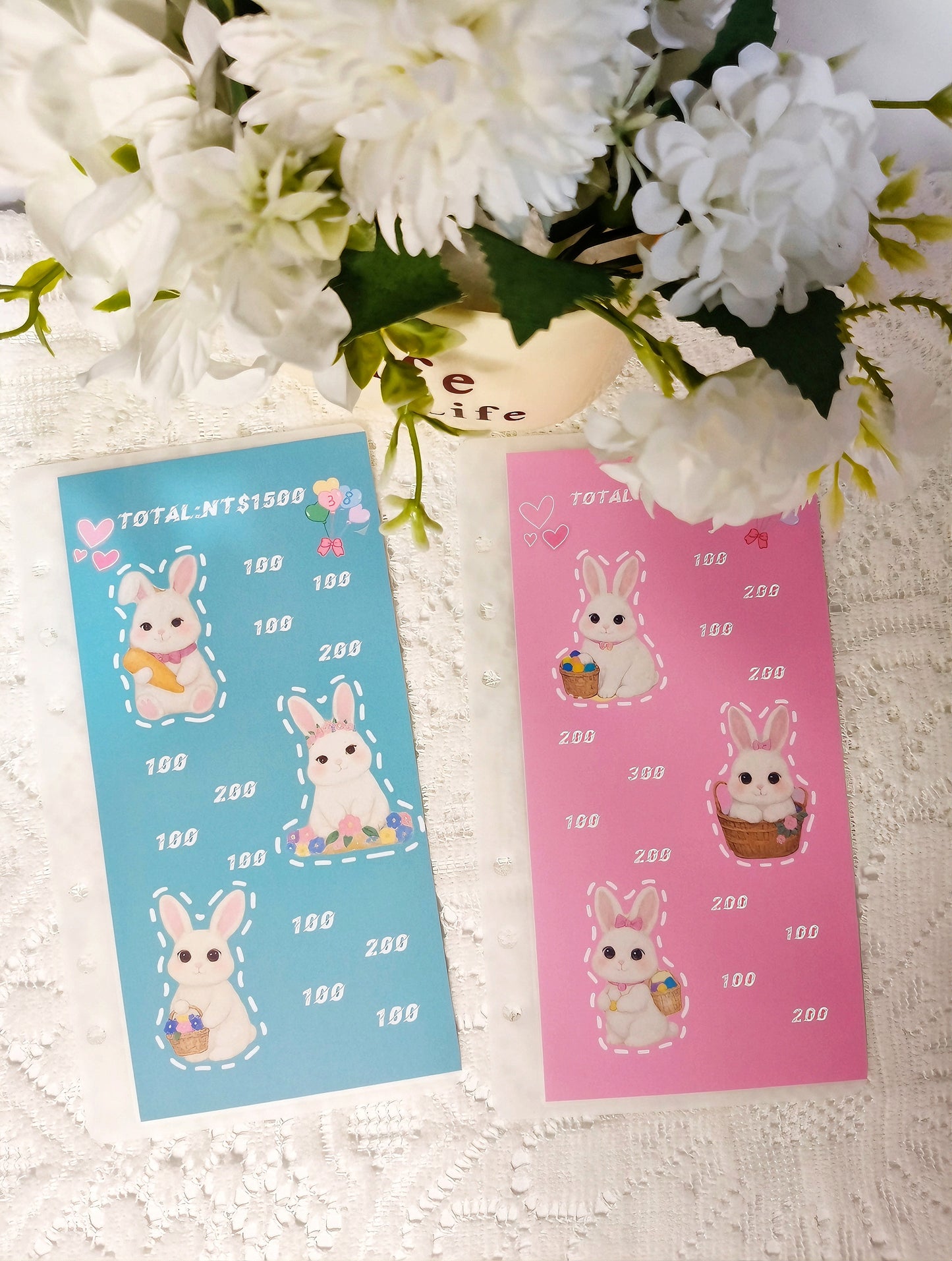 ✨兔兔小額15k✨存滿15000，原木盒組合，單買存錢袋