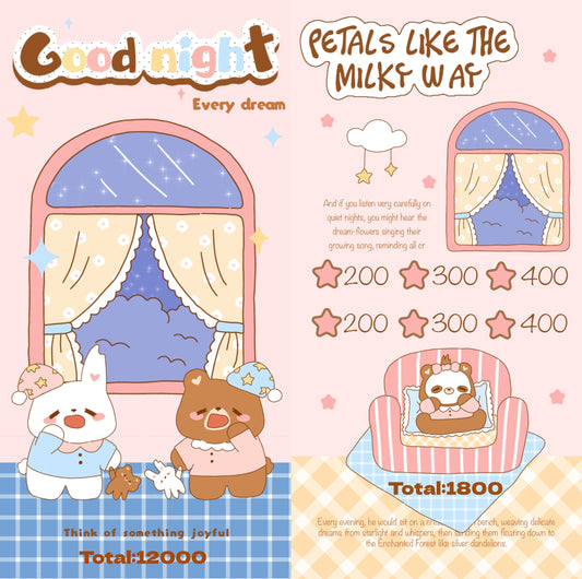 🌙 Good Night 手工存錢袋🎀存滿12000