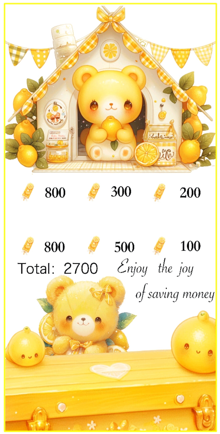🍋 檸檬夢想存錢袋~存滿15000 🍋