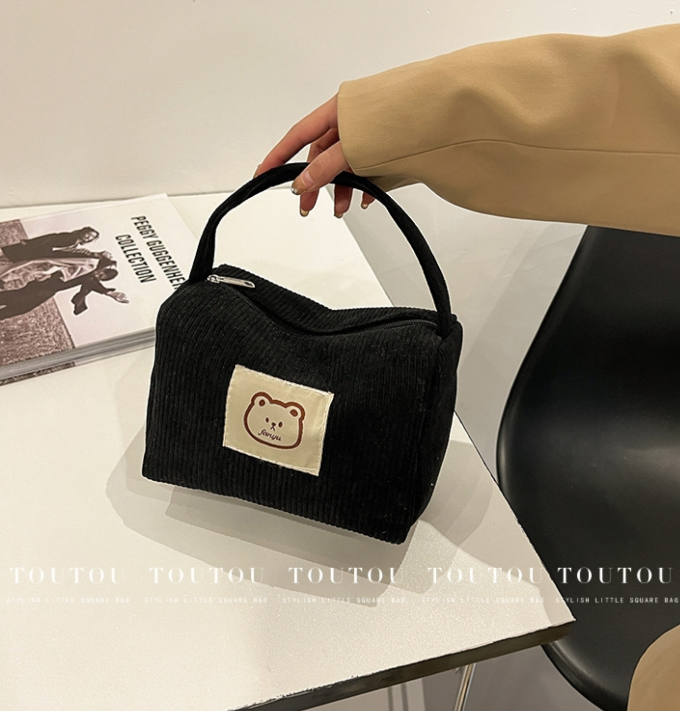 ✨ Cute bear tote makeup bag ✨