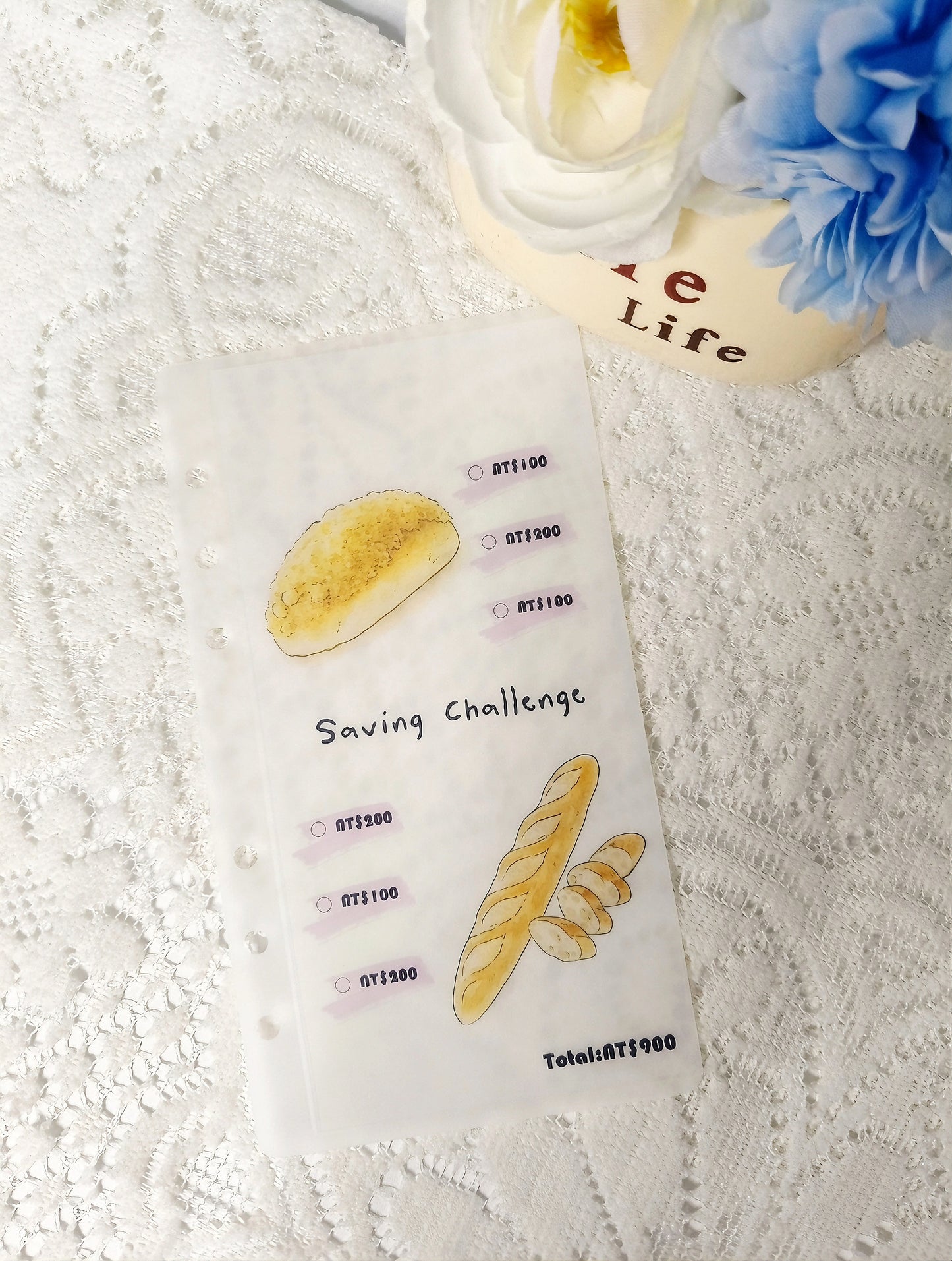 🍩面包店存钱挑战🍩存满9000