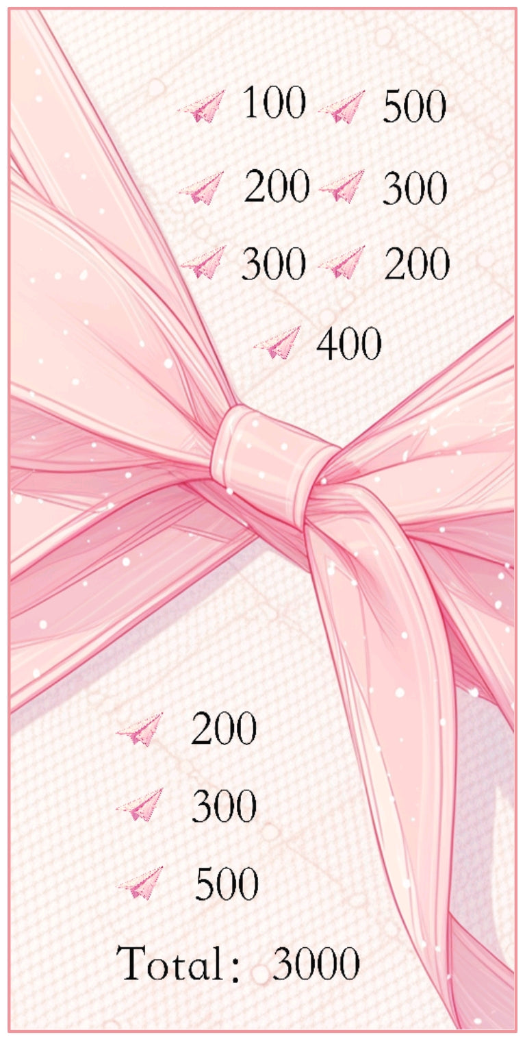 🌸 櫻粉回憶・夢幻存錢袋~存滿16000 🌸