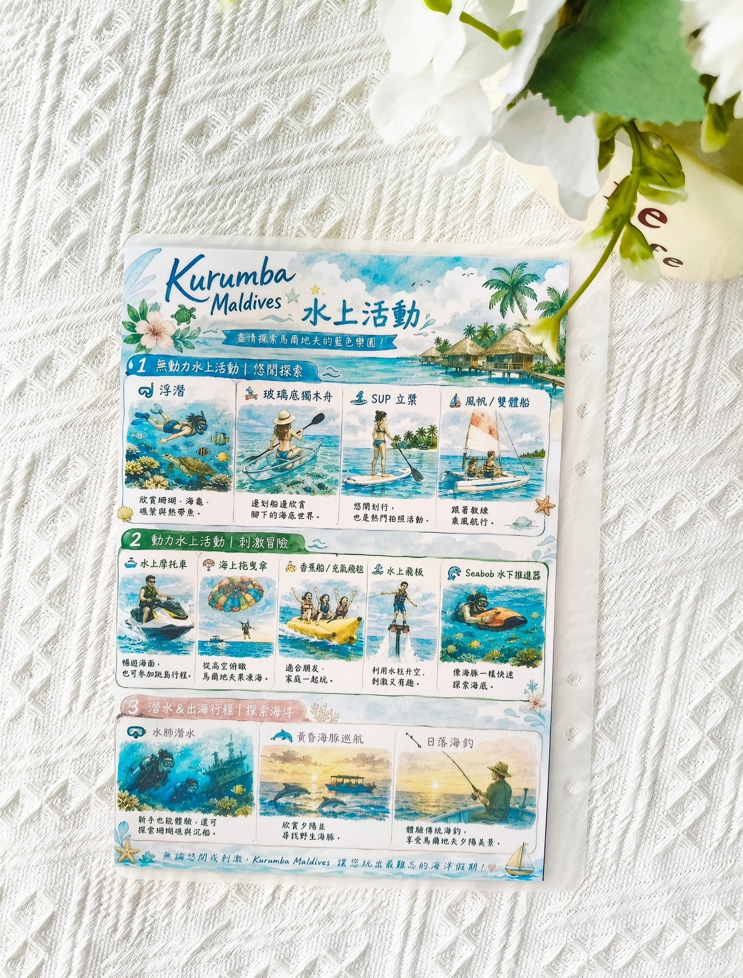 🎪馬爾地夫三天兩夜旅遊攻略存錢袋🎡存滿50000