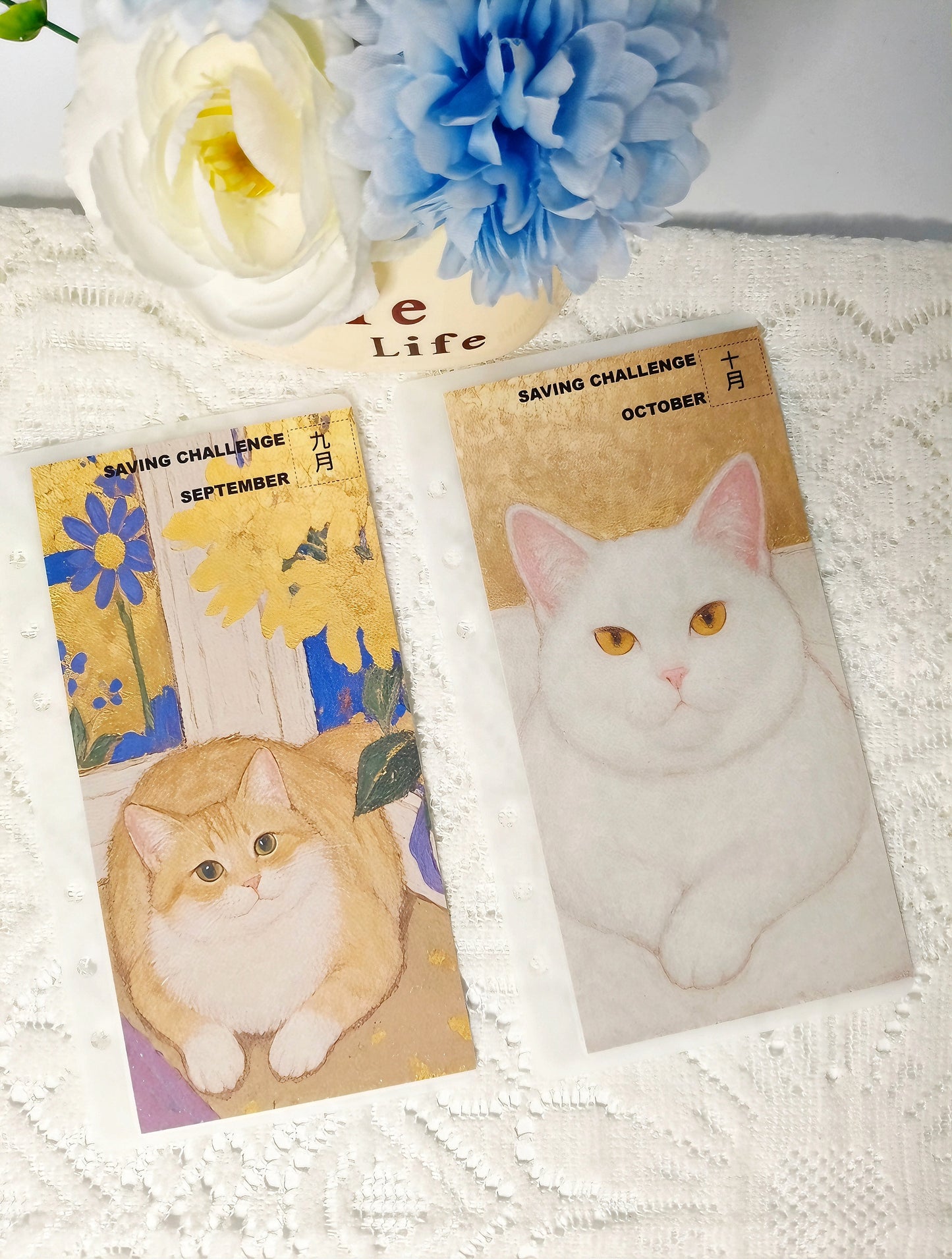 貓咪存錢袋公仔組合