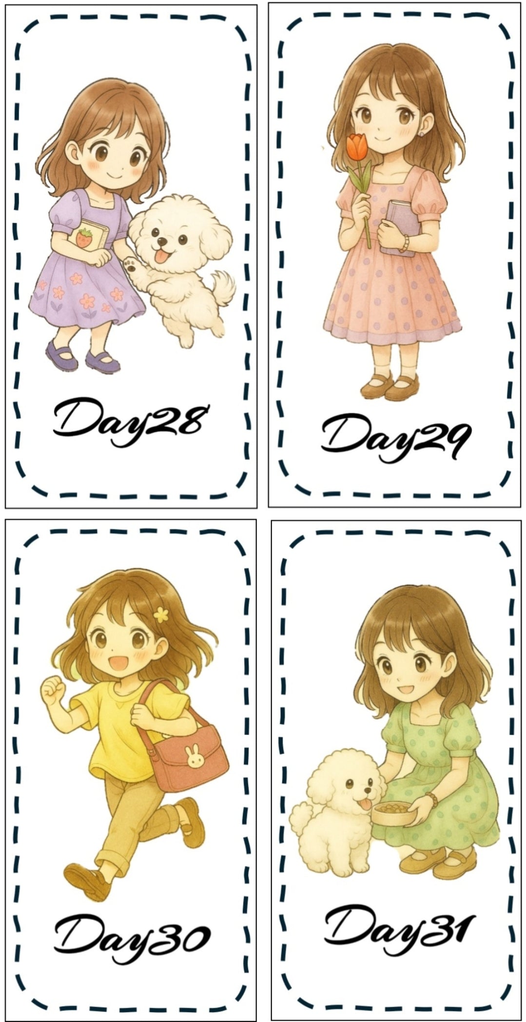 日系手繪風（ A6）31天存錢挑戰組合《Saving Challenge》