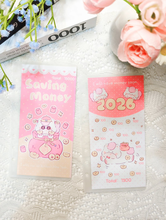 💫可爱小马新年存钱袋~存满15000