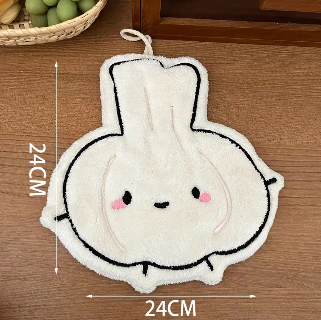🥬 蔬菜系列可愛擦手巾｜五款造型