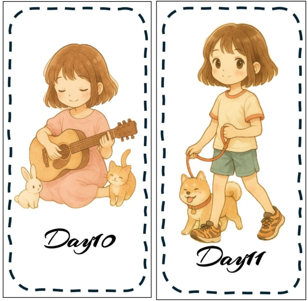 日系手繪風（ A6）31天存錢挑戰組合《Saving Challenge》