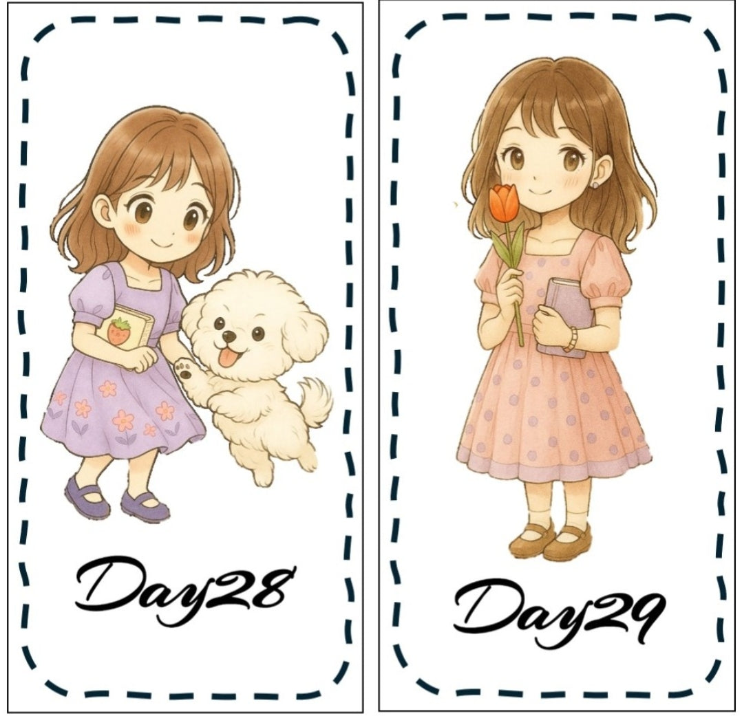 日系手繪風（ A6）31天存錢挑戰組合《Saving Challenge》