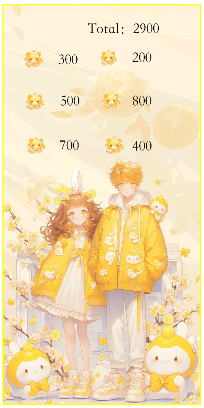 🍋 檸檬夢想存錢袋~存滿15000 🍋